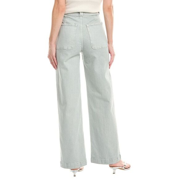 Madewell Womens  The Perfect Vintage Sage Mist Wide Leg Jean, Green - Picture 2 of 3